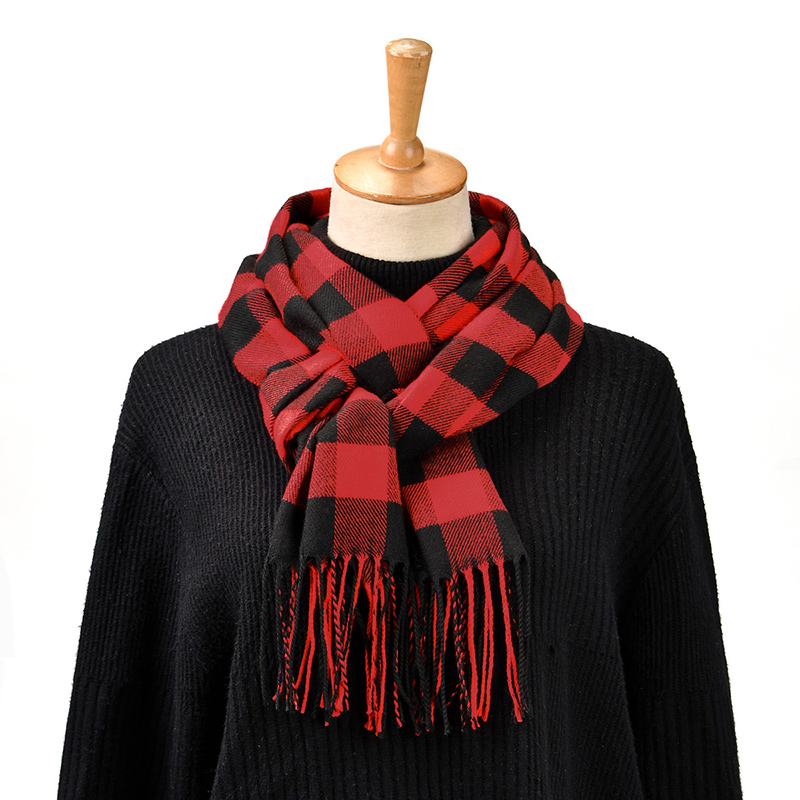 Selendang Kasmir Kotak-kotak D - Muffler Men Wool ulasan dan harga