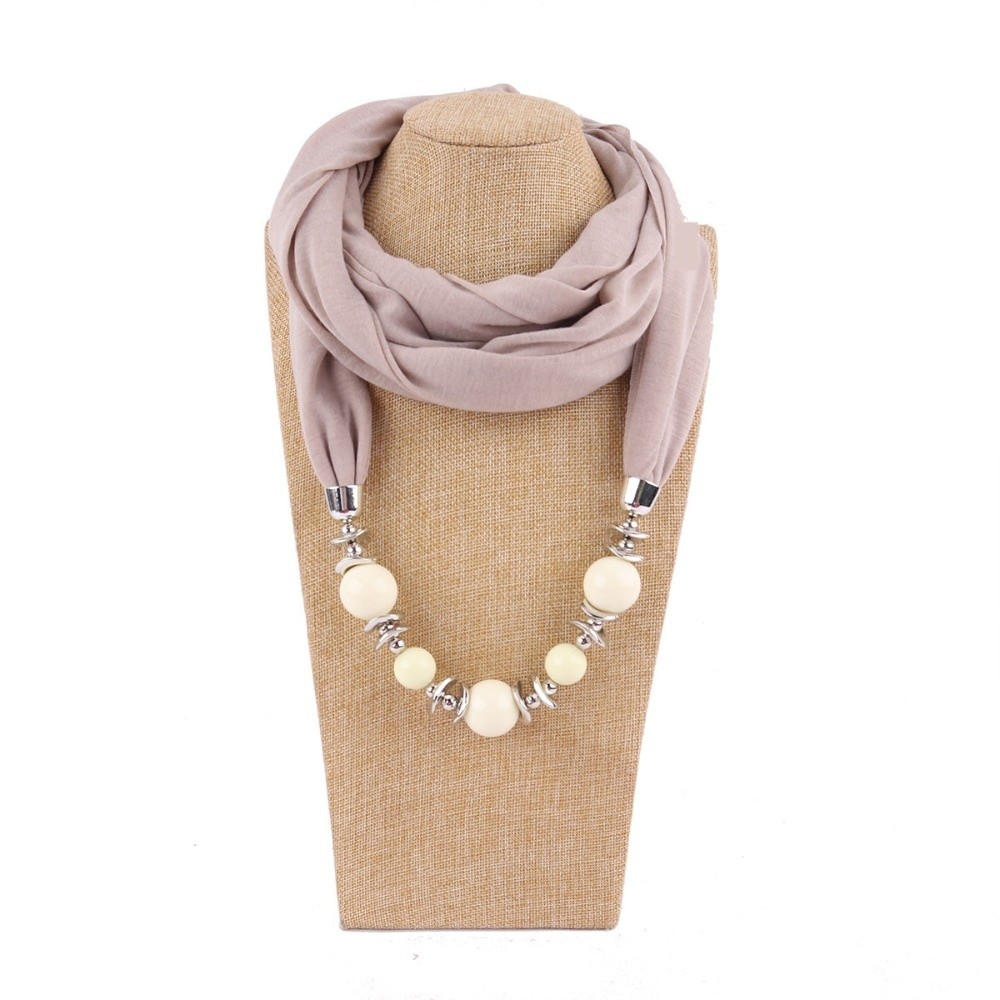 Selendang Chiffon Baru Berhias - Infinity Scarf Knit ulasan dan harga