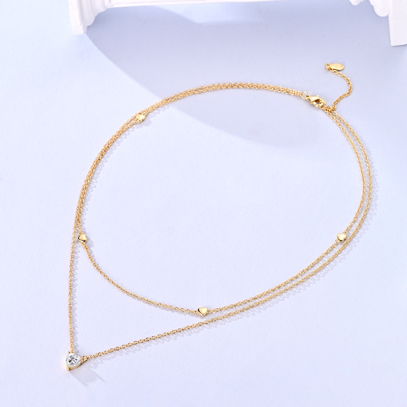 Kalung Perak 925 Berlapis Emas - Tie Clip Silver ulasan dan harga