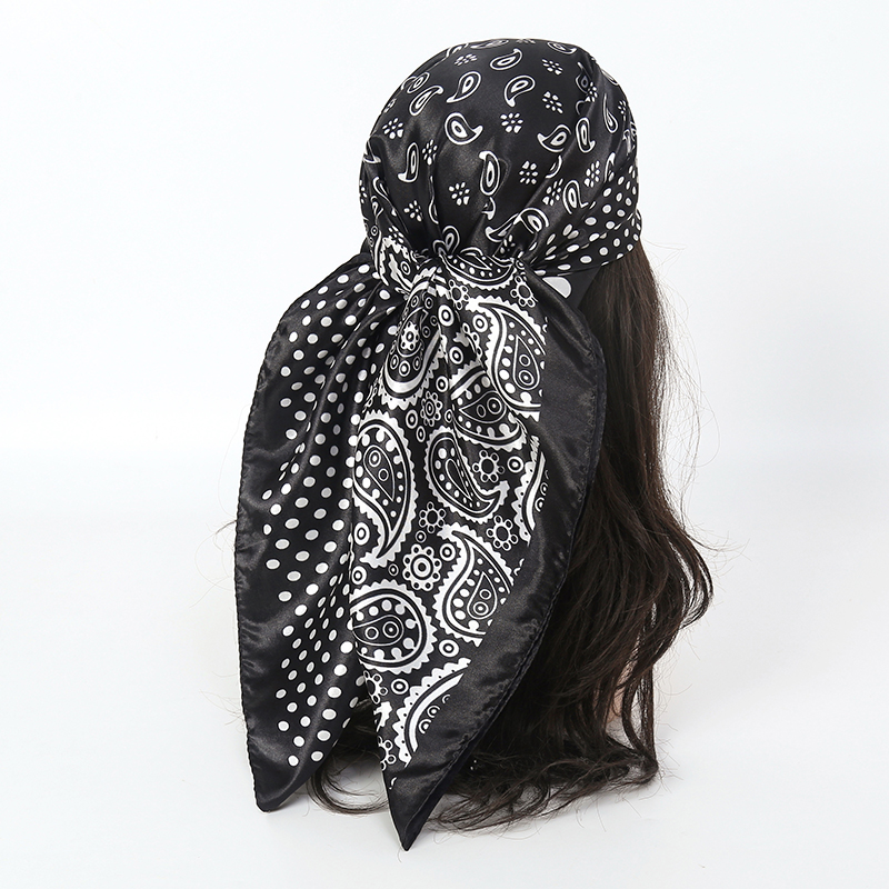 Syal Sutra Rambut Sapu Tangan  - Scarf Silk Square ulasan dan harga