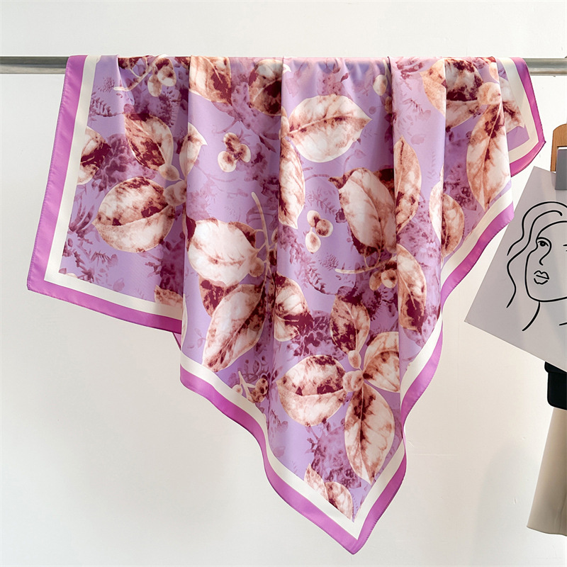 Retro 90cm dicetak syal perseg - Scarf Silk Square ulasan dan harga