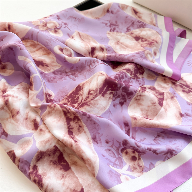 Retro 90cm dicetak syal perseg - Scarf Silk Square ulasan dan harga